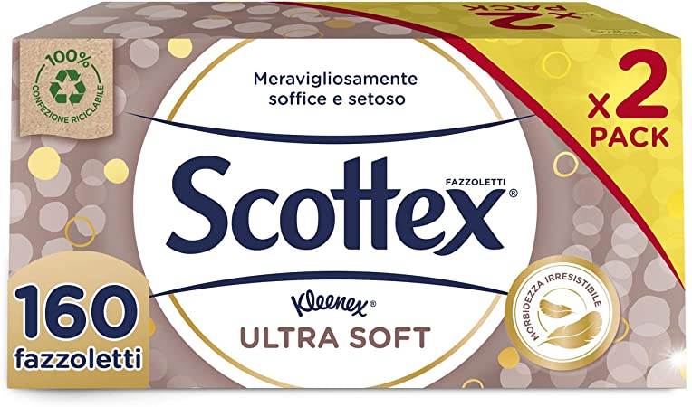 FAZZOLETTI SCOTTEX VELINE U/SOFT2x80